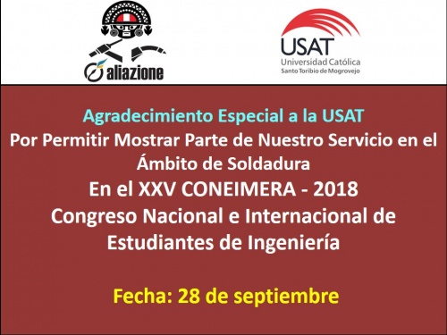 Agradecimiento a USAT